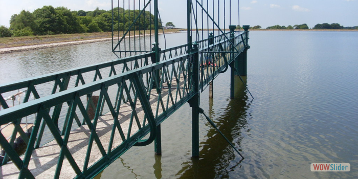Reservoir Access Bridge Corrosion Protection Painting